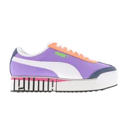 Кроссовки Wmns Roma Amor Logo Puma, фиолетовый 372113 01 | luminous purple/white/dark denim
