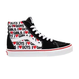 Кроссовки Wmns Sk8-Hi Vans, черный vn0a4u3cwku | black/true white