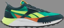 Кроссовки classic leather legacy 'mineral blue green' Reebok, синий fy7335 | blue