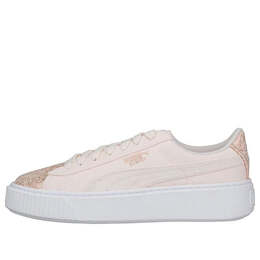 Кроссовки basket platform rose gold Puma, золотой 366494-02 | rose gold