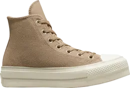 Кроссовки Converse Wmns Chuck Taylor All Star Lift Platform High Nomad Khaki, коричневый a03250c | brown
