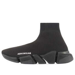 Кроссовки speed 2.0 sneaker 'black recycled knit' Balenciaga, черный 617196w2db11013 | black/white