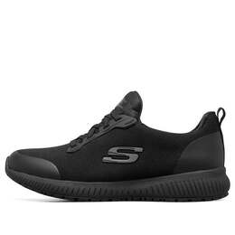 Кроссовки work: squad slip resistant 'black' Skechers, черный 77222-blk | black/grey
