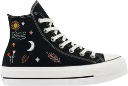 Кроссовки Converse Wmns Chuck Taylor All Star Platform High Its Okay To Wander - Black, черный 571085c | black