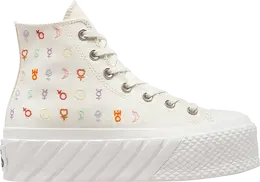 Кроссовки Converse Wmns Taylor All Star Lift 2X Platform High Mystic Symbols, кремовый a03716c | cream