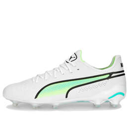 Кроссовки king ultimate fg ag 'pursuit pack' Puma, белый 107262-02 | white/black/fast yellow/electric peppermint