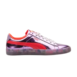 Кроссовки Sophia Webster x Wmns Basket Candy Princess Puma, розовый 366134 01 | metallic pink/fiery coral