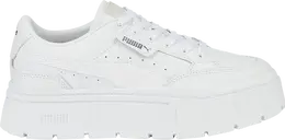 Кроссовки Puma Wmns Mayze Stack Leather Triple White, белый 384412 01 | white