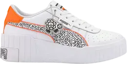 Кроссовки Puma Mr. Doodle x Wmns Cali Wedge Wavy Doodles, белый 374210 01 | white