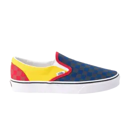 Кроссовки Slip-On Vans, мультиколор vn0a4bv3v3d | navy/yellow/red
