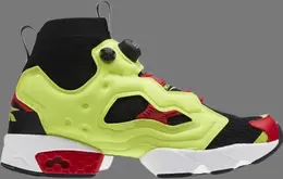 Кроссовки instapump fury ultraknit og 'black hypergreen' Reebok, желтый bs6367 | yellow