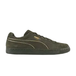 Кроссовки Suede Foil FS Puma, зеленый 366096 02 | night olive/gold/copper