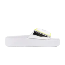 Кроссовки Wmns Platform Slide TZ Puma, белый 369421 01 | white/silver