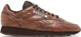 Кроссовки eames office x classic leather 'rosewood' Reebok, коричневый gy6391 | brown