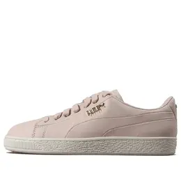Кроссовки basket premium logo 'silver peony team gold' Puma, серебряный 369952-01 | silver peony/puma team gold