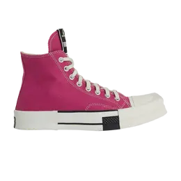 Кроссовки Converse x Rick Owens TURBODRK Chuck 70 без шнурков, розовый dc01cx685 a05r0 13 | hot pink/white