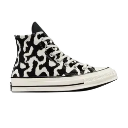 Кроссовки Converse Wmns Chuck 70 High Leopard Remix, черный a12350c | leopard remix