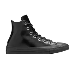 Кроссовки Converse Wmns Chuck Taylor All Star Leather High Total Eclipse, черный a12477c | total eclipse