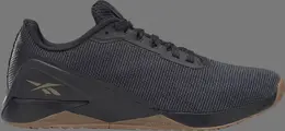 Кроссовки nano x1 grit 'black sepia' Reebok, черный gx0523 | black