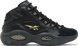Кроссовки question mid lux 'black gold' Reebok, черный h01308 | black