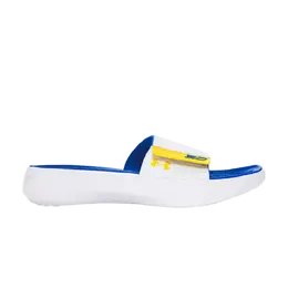 Кроссовки Curry 3 Slides GS Under Armour, белый 1287209 104 | white/blue/yellow