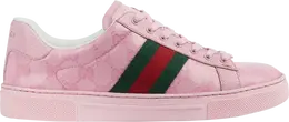 Кроссовки Gucci Wmns Ace 'GG Crystal Canvas - Pink', розовый 760774 facrf 5856 | pink