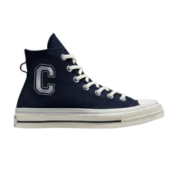 Кроссовки Converse Wmns Chuck 70 High Letterman - Obsidian, синий a07139c | letterman - obsidian