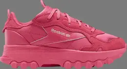 Кроссовки cardi b x classic leather big kid 'semi pursuit pink' Reebok, розовый 0001603 | pink
