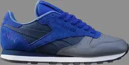 Кроссовки stash x classic leather r12 'ultramarine' Reebok, синий v54166 | blue
