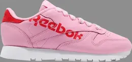 Кроссовки wmns classic leather 'charming pink' Reebok, розовый 0001613 | pink
