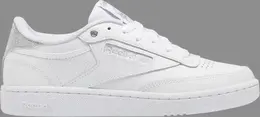 Кроссовки wmns club c 85 'white silver metallic Reebok, белый gy9728 | white