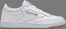 Кроссовки wmns club c 85 'white light grey' Reebok, белый bs7686 | white