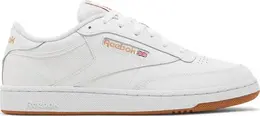 Кроссовки club c 85 'white true beige' Reebok, белый gy7147 | white