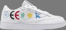 Кроссовки blackeyepatch x club c 85 'white' Reebok, белый fy3073 | white