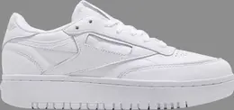 Кроссовки wmns club c double 'white' Reebok, белый fw8015 | white
