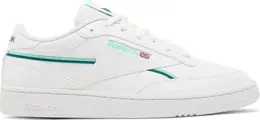 Кроссовки club c 85 vegan 'white hint mint' Reebok, белый gx7562 | white