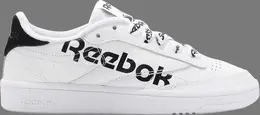 Лимитированные кроссовки wmns club c 85 'white' Reebok, белый dv3833 | white