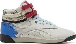 Кроссовки dc comics x wmns freestyle high 'harley quinn' Reebok, белый hq4572 | white