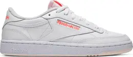 Кроссовки wmns club c 85 'white orange flare' Reebok, белый fy5163 | white