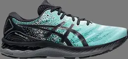 Кроссовки gel nimbus 23 'clear blue gunmetal' Asics, синий 0001683 | blue