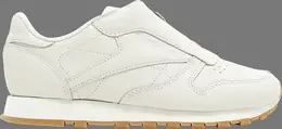 Кроссовки wmns classic leather zip 'chalk' Reebok, белый 00082 | white
