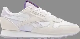 Кроссовки madwoman x classic leather 'white purple oasis' Reebok, белый gw3828 | white