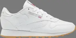 Кроссовки wmns classic leather 'white grey gum' Reebok, белый gy0956 | white