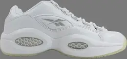 Кроссовки question low Reebok, белый v53547 | white