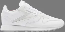 Кроссовки wmns classic leather 'white rhodonite' Reebok, белый gx6200 | white