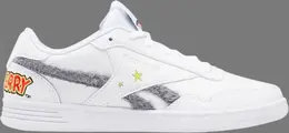 Кроссовки tom & jerry x wmns club memt 'fur & cheese' Reebok, белый h02274 | white