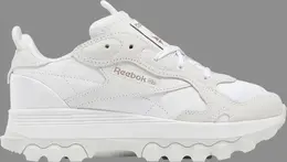 Кроссовки cardi b x classic leather big kid 'white' Reebok, белый gw7704 | white