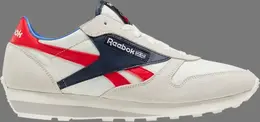 Кроссовки classic leather az 'collegiate navy red' Reebok, белый fx0856 | white