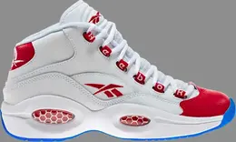 Кроссовки question mid gs 'white pearlized red' Reebok, белый 000218 | white
