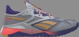 Кроссовки wmns nano x2 tr adventure 'grey bold purple' Reebok, серый 000452 | grey